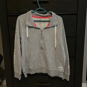 Women’s size US Large grey Calvin Klein half zip pullover